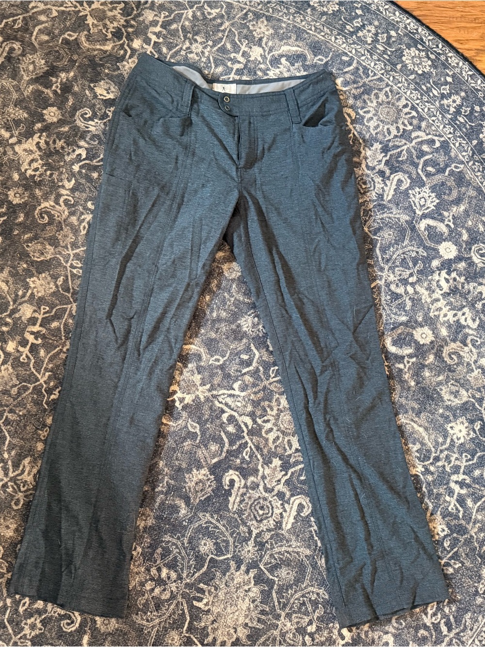 Womens Dark Gray hiking pants - Classic Straight Fit